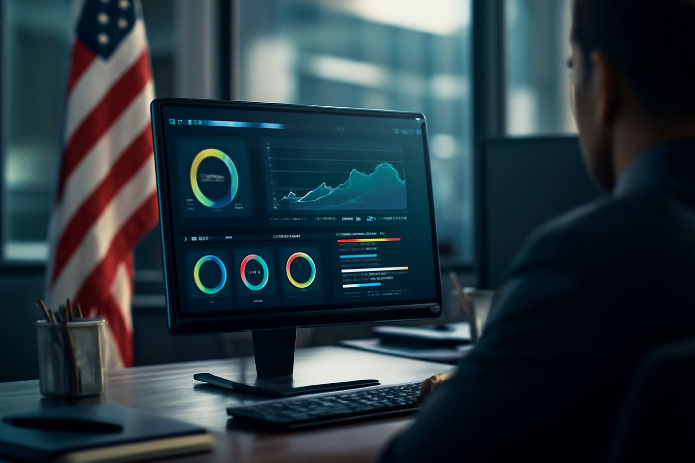 CMMC 2.0 Compliance: Why Defence Contractors Are Outgrowing Vanta - editorial photo Editorial illustration related to CMMC 2.0 Compliance: Why Defence Contractors Are Outgrowing Vanta