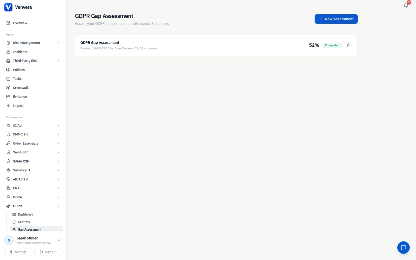 GDPR gap assessment in a Vanta alternative, scoping RoPA, DPIA and breach obligations GDPR gap assessment in a Vanta alternative, scoping RoPA, DPIA and breach obligations