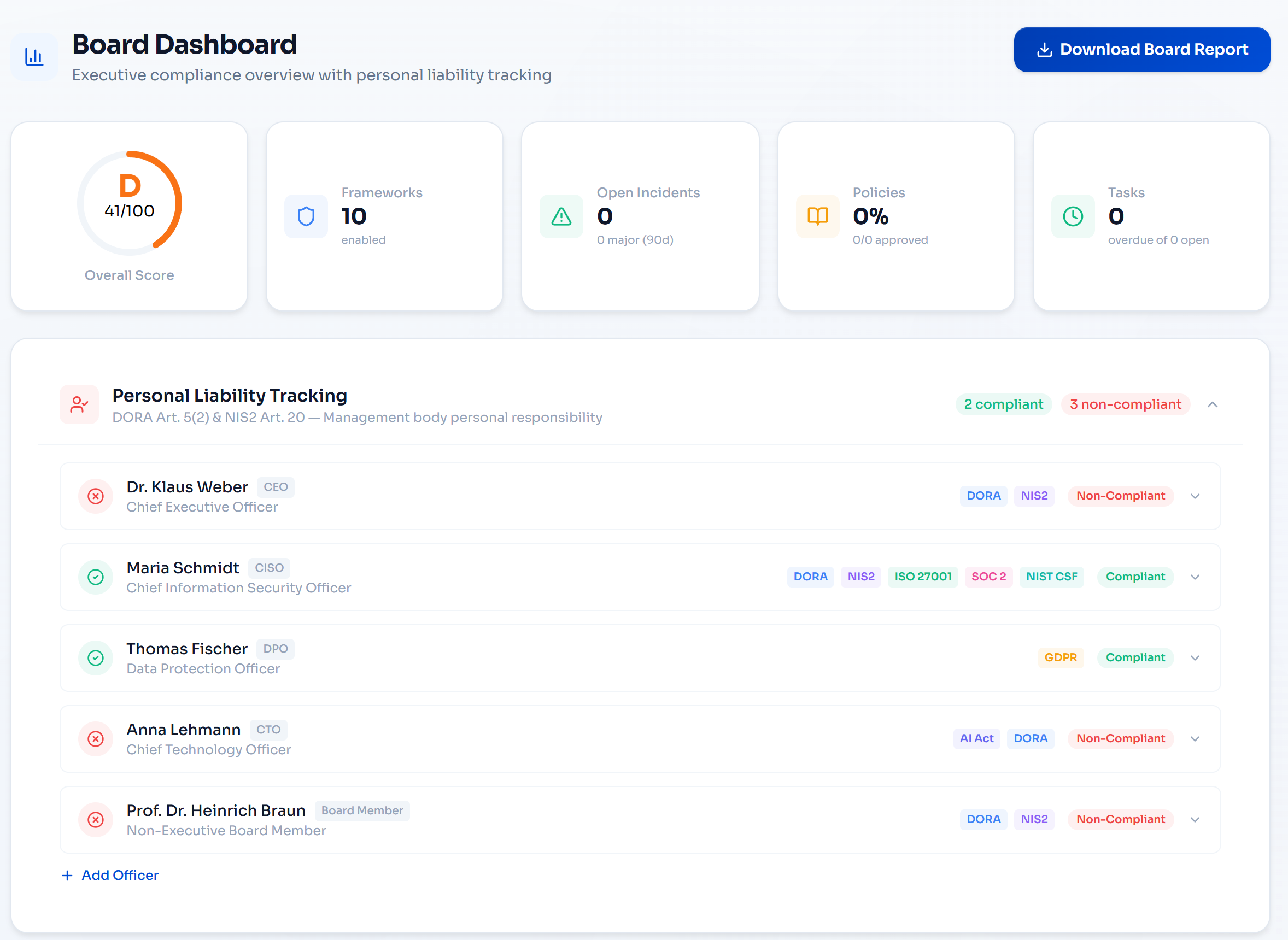 Six New Capabilities for Board-Level Compliance, AI-Powered Policy Drafting, and Risk-Based Vendor Management